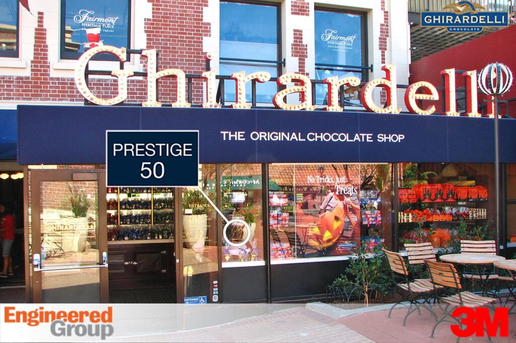 3M Prestige Window Film for Ghirardelli