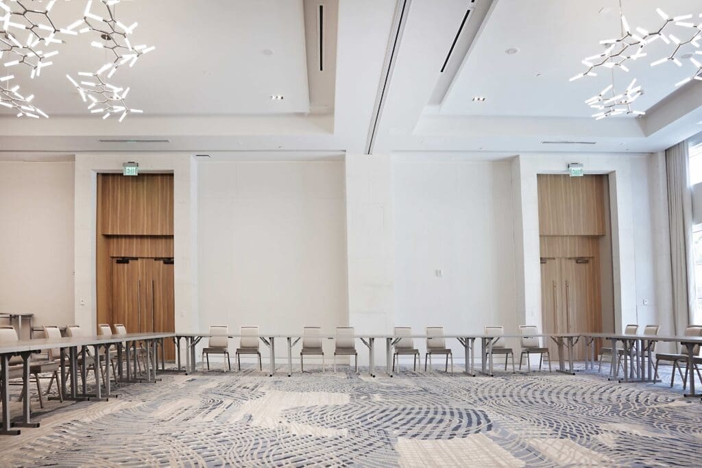 Renovated meeting and conference room spaces by EG